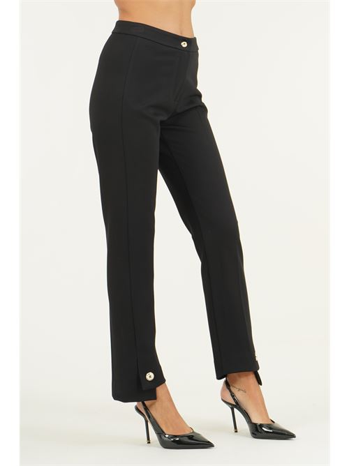 Pantalone in viscosa elastica GM by Gai Mattiolo | GM4297NERO